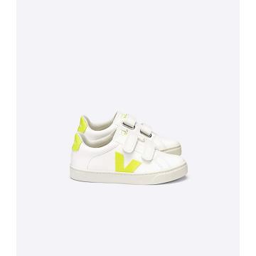 Veja ESPLAR CHROMEFREE Cipő Gyerek White/Green | HU 726GSO